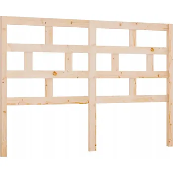 Čelo postele, 166 x 4 x 100 cm, masivní borovicové dřevo