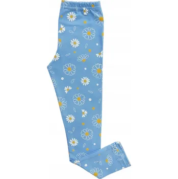 Dámské legíny Legíny s květinovým potiskem bavlněné slim pohodlné do školy REVAJ 98