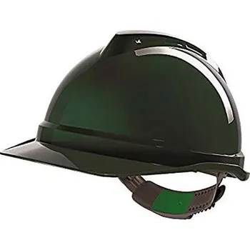 Pracovní přilba MSA Safety Ochranná přilba EN 50365, EN397, EN 80079-36, Zelená, ABS Integrovaný potní pásek Nastavitelný Standardní