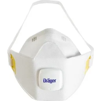 respirátor DRAEGER Jednorázový respirátor, řada: X-plore 1910 Částicový filtrační obličejový díl Nastavitelný nebo fixní FFP1,