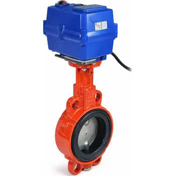 Ventil 624B Klapka mezipřírubová s elektropohonem TCR s havarijní funkcí Napájecí napětí: 230V AC, Dimenze (DN): DN 65