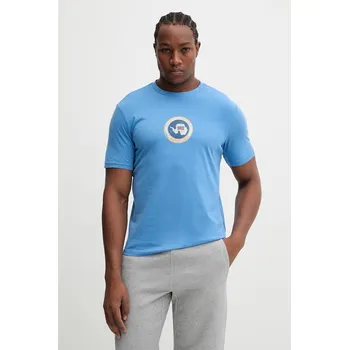 Pánské tričko Bavlněné tričko Napapijri PHOS NP0A4G5AB9A1 modrá 55X, vel. XL