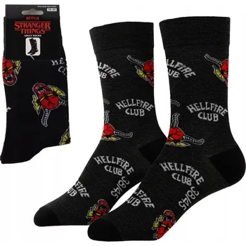Dlouhé ponožky pro dospělé Stranger Things Hellfire 38/45