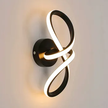 Nástěnné svítidlo Nástěnné svítidlo Riserva černé s integrovaným LED zdrojem 20 W