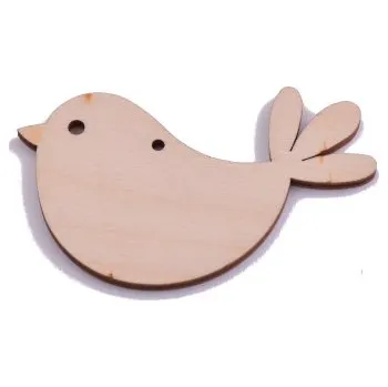 EU Dřevěný ptáček 4,5cm