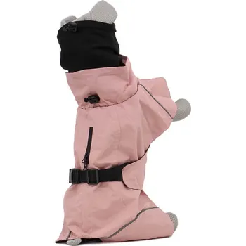 Obleček pro psa Vsepropejska Guard pláštěnka pro psa s kapucí Barva: Růžová, Délka zad (cm): 22 - 25, Obvod hrudníku: 32 - 46 cm