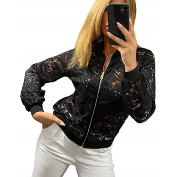 Dámská mikina B1186 MIKINA NA ZIP ČERNÁ vel. 48 (4XL)