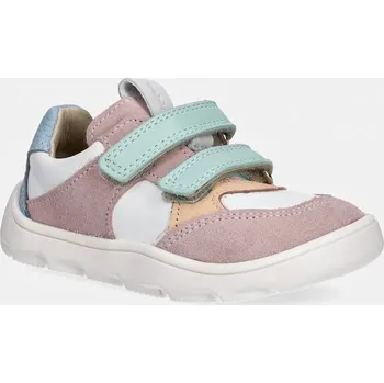 Dívčí tenisky Dětské kožené tenisky Froddo ZERU SPRING BAREFOOT G3130264.22.24.G růžová 03X, EUR 24