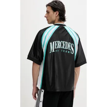 Pánské tričko Tričko adidas x Mercedes KG4743 černá 99X, vel. S