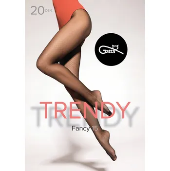 Dámské punčochy Punčocháče Gatta FANCY 15 20den černé, velikost 4