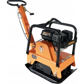 hutnicí technika Reverzní vibrační deska KINGWAY 127 kg litinová deska LONCIN G200F 25 kN