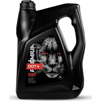 Brzdová kapalina BRZDOVÁ KAPALINA DOT 4 HART 5.0L - SAE: J1703