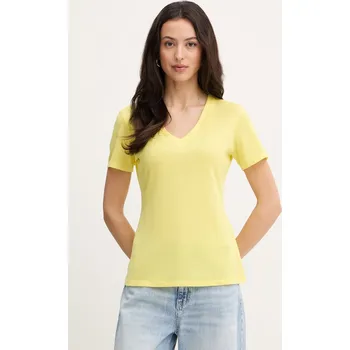 Dámské tričko Liu Jo Basic tričko dámské TA6175.J3845 žlutá 10X, vel. XL