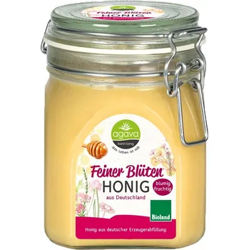 Agava Jemný květový med z Německa 1 kg bio