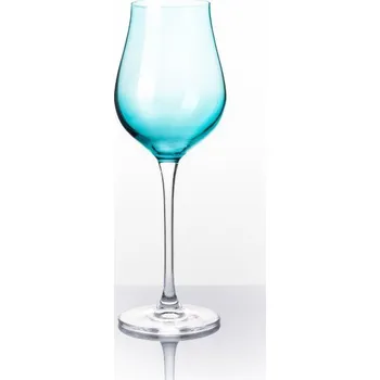 Sklenice B.BOHEMIAN DION Sada sklenic na prosecco 250 ml Blue 4 ks