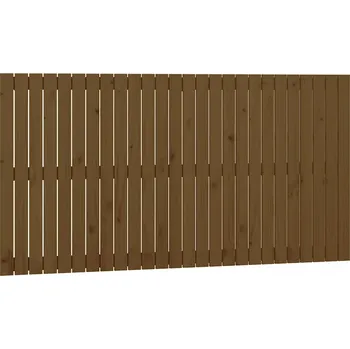 Čelo postele, medově hnědá, 166x3x90 cm, masivní borovicové dřevo