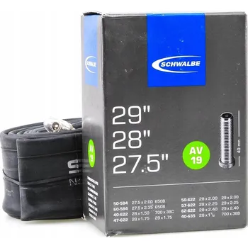 Duše na kolo Cyklistická duše Schwalbe 27.5" 28" 29" x 1.5 - 2.4" AV 40 mm