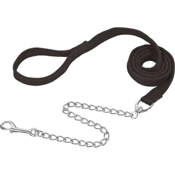 Jezdectví BUSSE Vodítko s řetízkem Soft BUSSE, 2 m, černé