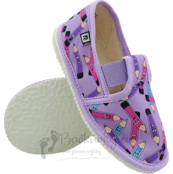 Chlapecké bačkory Dětské pantofle RAK 943022 - Fialové tužky - vel. 31
