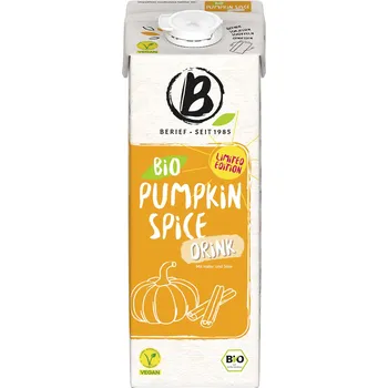 Rostlinné mléko Berief Ovesno-sójový nápoj Pumpkin Spice 1 l bio