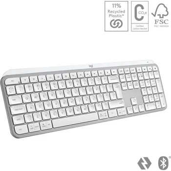 Počítačové příslušenství Logitech MX Keys S Pale Grey - CZ/SK