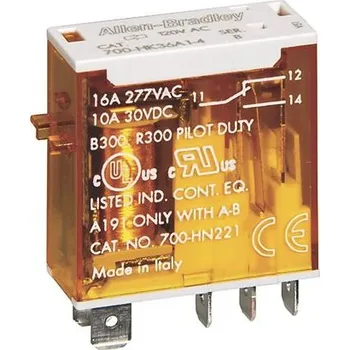 Relé Relé bez blokování DPDT zásuvné 120V ac 700-HK