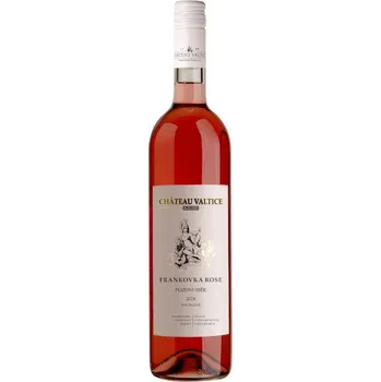 CHÂTEAU VALTICE Frankovka rose pozdní sběr 2024 0,75l&nbsp;polosuché víno&nbsp;růžové víno