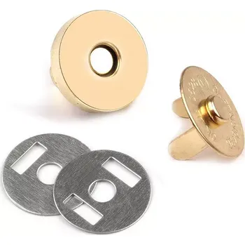 Kabelka Magnetické zapínání na tašky Ø18 mm Zlaté (Magnetické zapínání na kabelky Ø18 mm )