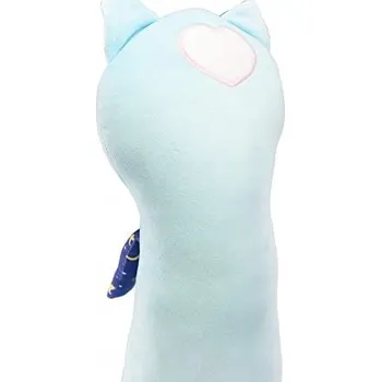 plyšák Plyšová Hračka Kočka FRU MOMOMI k mazlení, Svítící ve Tmě, 60 cm, Modrá