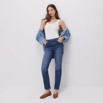 Reserved - Džíny slim straight - tmavomodrá - 822IU-59J - 822IU-59J-34