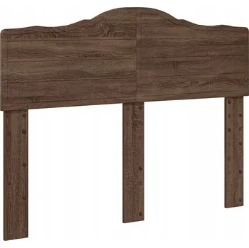 Čelo postele s čelo Hnědý dub 120 cm Kompozitní dřevo