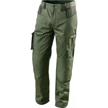 montérky NEO PRACOVNÍ KALHOTY CAMO OLIVE LESNÍK DO PASU SURVIVAL 81-222 L/52