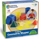 Learning Resources® Set geometrických tvarů a plášťů Folding Geometric Shapes™ (16 dílů)