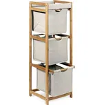 Autronic Dřevěný regál DR-012-3 - 3 zásuvky / boxy 240061960