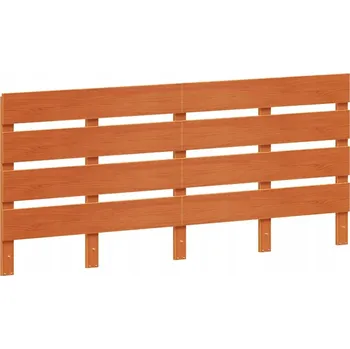 Čelo postele voskově hnědé 180 cm masivní borové dřevo - 8721012362468