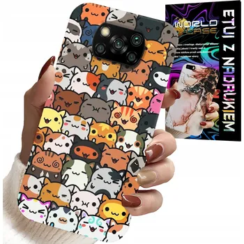 Pouzdro na mobilní telefon POUZDRO PRO XIAOMI POCO X3 - ZADNÍ KRYT POTISK S ROZTOMILÝMI KOČKAMI, KOČKY, KRYT