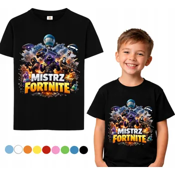 Chlapecké tričko Dětské tričko Fortnite Gaming Tshirt XL 164 cm + Tetování