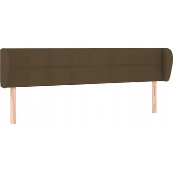 VidaXL Čelo postele s ušima, tmavě hnědé,