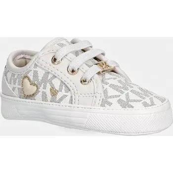 Chlapecké tenisky Dětské boty Michael Kors BABY BRITTANIA HEARTS MK04984256 béžová 02X, EUR 19