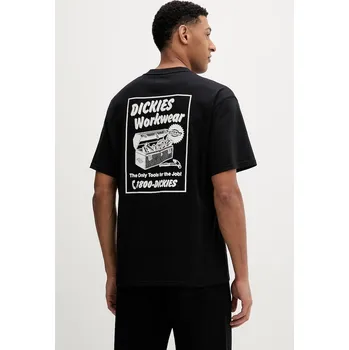 Pánské tričko Bavlněné tričko Dickies DK0A8853BLK1 černá 99X, vel. XS