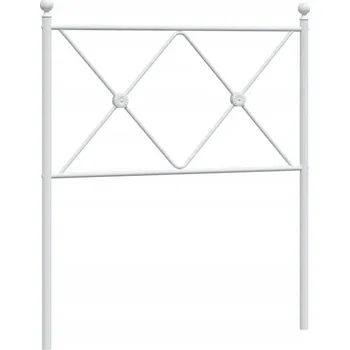 Kovové čelo , bílé, 75 cm