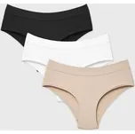 3PACK Hipster kalhotky Flexi bezešvé