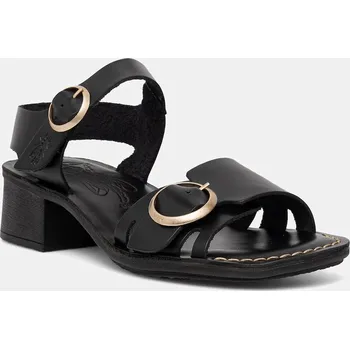 Dámské sandále Kožené sandály Fly London EBLI238FLY P145238000 černá 99X, EUR 42