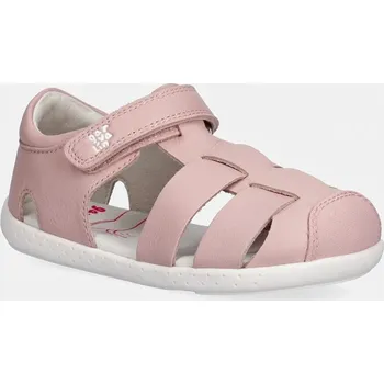 Dívčí sandály Dětské kožené sandály Garvalin 252326.24.26 růžová 03X, EUR 24