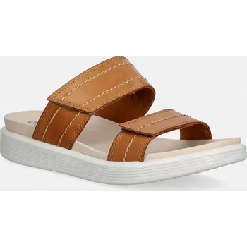Dámské pantofle Kožené pantofle Ecco Soft Sandal W 238833.56770 hnědá 88X, EUR 42