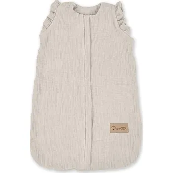 Přeprava dětí Albero Mio Letní mušelínový spací pytel 0-4m (CC2) BÉŽOVÁ