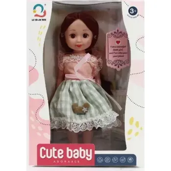 Panenka Panenka 27 cm v šatech 500-6 09363, MZ-IMPORT, 206932.