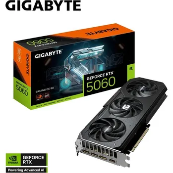 GIGABYTE VGA NVIDIA GeForce RTX 5060 GAMING OC 8G, 8G GDDR7, 3xDP, 1xHDMI