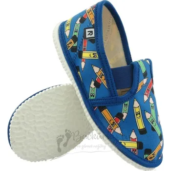 Chlapecké bačkory Dětské pantofle RAK 943022 - Modré tužky - vel. 36