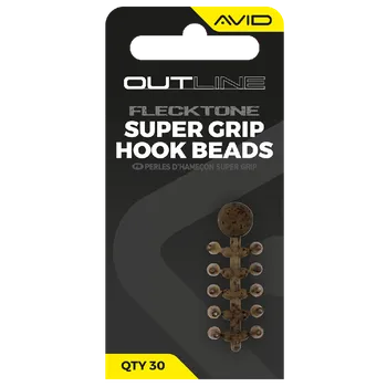 Avid Carp Zarážky Stoper Outline FleckTone Super Grip Hook Beads
